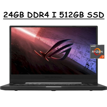 2021 ASUS ROG Zephyrus G15 15 Premium Gaming Laptop 15.6" FHD IPS 144Hz AMD 8-Core Ryzen 7 4800HS(>I7-9750H) 24GB DDR4 512GB SSD GTX 1660Ti 6GB Backlit Webcam Win 10 + Delca 32GB MicroSD Card