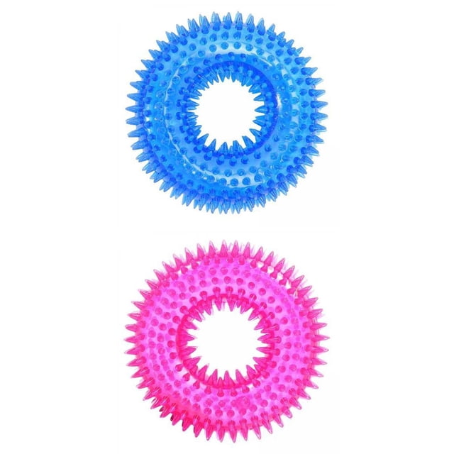 Juguetes Para La Dentición Del Cachorro Anillos De Juguete Para Masticar Perros Para Masticadores Agresivos +Juguetes Para La Dentición Del Cachorro Anillos De Juguete Para Masticar Sunnimix none