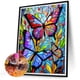 thumbnail image 5 of Diamond Painting 5D DIY Full Round Drill Kit Vitral Mariposa (sz4275), 5 of 9