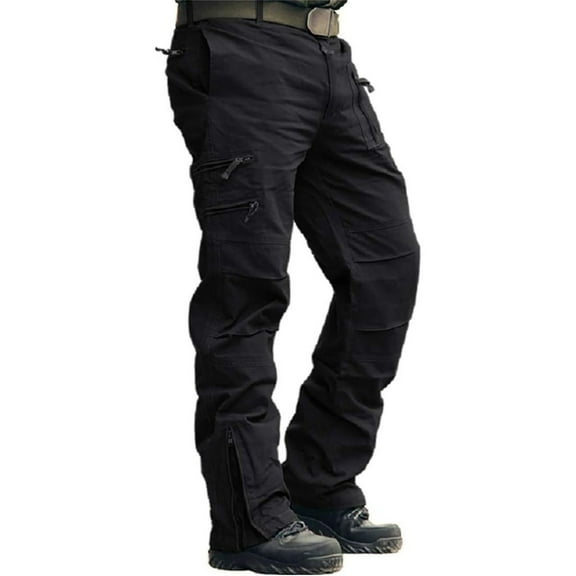 Dpytoraw Men's Casual Cargo Work Pants Outdoor Lightweight Tactcial Pants For Men With Pockets