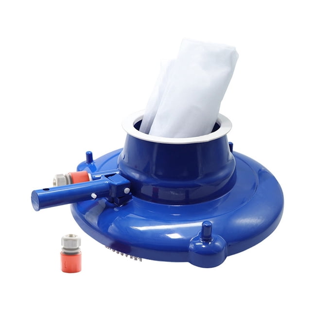 1pcs Leaf Vacuum Cleaner Swimming Pool Useful Quick Cleaning Suction Head With Brushes Swivel Wheels Pool Cleaner Tool ,Easy to Use