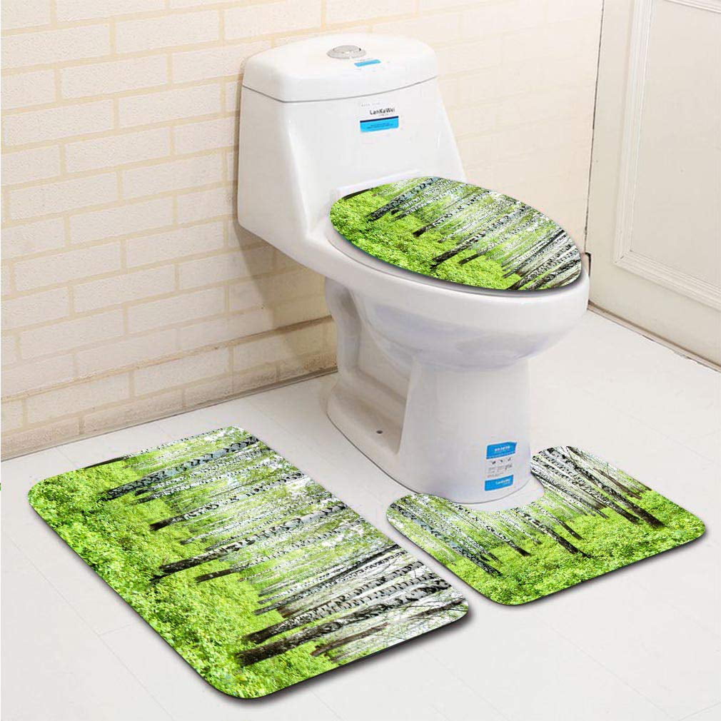 bathroom contour toilet rugs