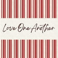 thumbnail image 2 of Lula Bijoux and Company 12x12 White Modern Wood Framed Museum Art Print Titled - Love One Another, 2 of 4