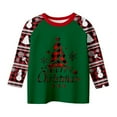thumbnail image 3 of WRTFVZA Cozy Christmas Shirt for Girls, Flannel Holiday Top, Long Sleeve Blouse for Winter Vacation Outfits, 3 of 4