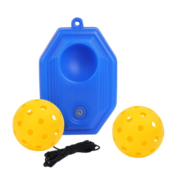 Shengyu Pickleball Trainer Improve Speed Player for Solo with Yellow Training Rope Ball Elastic Yellow 21x14x6cm