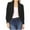 Black Womens Blazers, variant on BSDJILFG Women Blazer Plus Size New Open Front Cardigan Long Sleeve Round Hem Kimonos Cropped Fall Jackets,Sizes S-5XL