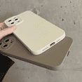 thumbnail image 3 of Classic Phone Case Compatible with iPhone 11, Simple Soft TPU Flexible Silicone Case, Full Body Screen Camera Protective Cover, Shockproof, Anti-Scratch, Slim Phone Case, Coffee, 3 of 3