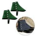 thumbnail image 2 of Polainas de gánster para hombre, regalo de Halloween, accesorios fotográficos, fundas para botas de pirata medieval de los años 20 Verde, 2 of 9