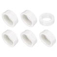 thumbnail image 1 of Tapa de tubo hembra de 1-1/4 pulgadas, paquete de 5, tapas de drenaje, accesorios de tapón con junta para calentadores de agua y fontanería, blanca, 1 of 6