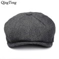 thumbnail image 2 of "Men's Plus Size Peaked Blindfold Flat Beret", 2 of 5