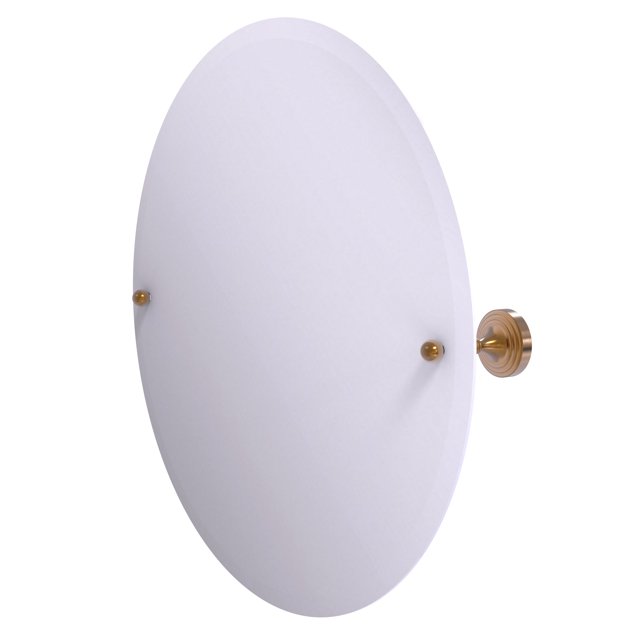 Miroir Inclinable Rond Sans Cadre avec Bord Biseauté de la Collection Sag Harbor - SG-90-BBR