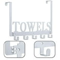thumbnail image 4 of Ganchos Para Colocar Sobre La Puerta Ganchos Para Toallas Para Baño Toallero Toallero Para Baño Dormitorio Cocina Piscina Toallas De Playa Albornoz Montaje En Pared Colgar En La Puerta Gabinete Armari, 4 of 5