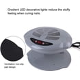 thumbnail image 4 of Professional Nail Dryer,Air Nail Dryer for Both Hands and Feet,400W Air Nail Fan Blow Dryer for Regular Nail Polish Automatic Sensor Warm Cool Breeze Home and Salon Use Grey US Plug 110V, 4 of 9