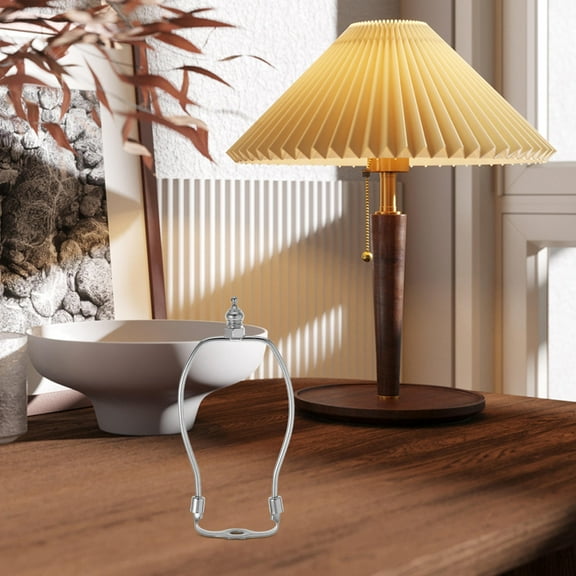 KONTONTY Lamp Harp Floor Lamp Shade Holder Detachable Metal Lamp Shade Bracket For Home Lighting Accessories Table Lamps Lampshade Frame For Diy Lighting Projects