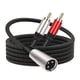 thumbnail image 3 of Stereo Audio Interconnect Cable Adapter Clear Audio Signal Transmission, 3 of 9