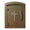 Bronze, variant on QualArc MAN-S-1403-BZ 12 in. Manchester Security Drop Chute Mailbox with Decorative Cross Logo Faceplate in Bronze