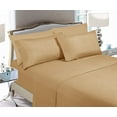 thumbnail image 2 of Celine Linen Holiday Gift 1500 Series Percale Wrinkle and Fade Resistant (6-Piece) Bedding Set, Full, Medallion Gold, 2 of 3