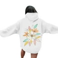 thumbnail image 2 of Wensltd Women's Hoodies Cute Printing Long Sleeve Tops Warm Loose Fall Pullover Sweatshirts, 2 of 5