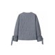 thumbnail image 4 of HH TRAF Chaqueta informal de invierno retro con cuello redondo y encaje de un solo pecho para mujer Chaqueta reversible de algodón a cuadros para mujer Ropa de calle, 4 of 5