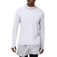 thumbnail image 2 of Maqroz UV Protection Clothing Men UPF 50+ Hooded Long Sleeve Athletic Workout Shirt Lightweight Quick Drying Fishing Hiking Jersey with Thumb Holes, 2 of 9