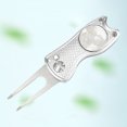 thumbnail image 3 of Herramienta de reparación de Golf Sunnimix Plegable con botón Plata, 3 of 8