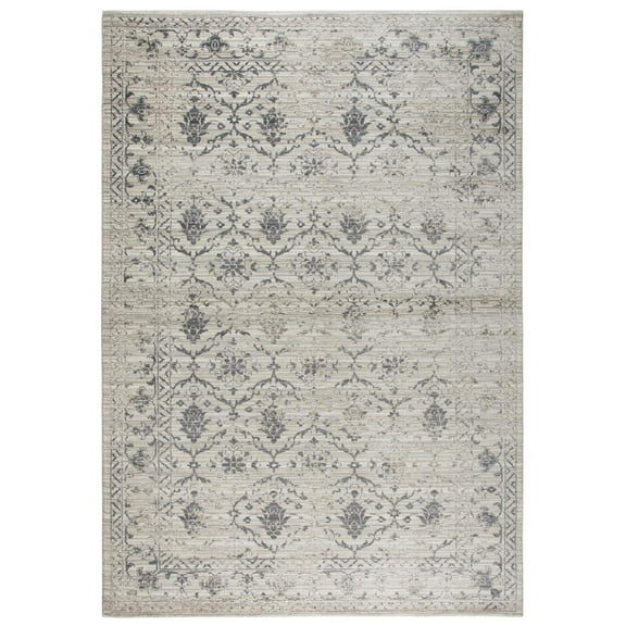 Alora Decor Swagger 3'3" x 5'3" Floral Natural/Beige/Tan/Gray Area Rug
