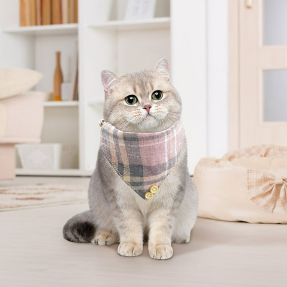 Oliegs Heated Blanket Cute Pet Partner New British Cat Collar Gentleman Style Bow Cat Collar Triangle Scarf Collar Set Chocolate
