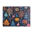 thumbnail image 5 of Yayeee Area Rugs for Living Room 6.7'x4.8' Non Slip Washable Bedroom Floor Carpet, Pink Christmas Splendor, 5 of 5