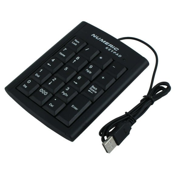 Unique Bargains PC Computer USB 2.0 Numeric Keypad Numpad Number Mini Pad Keyboard