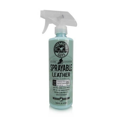 Chemical Guys Sprayable Leather Conditioner & Cleaner In One Ph Balance w/ Vitamin E & Aloe (16