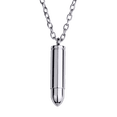 thumbnail image 1 of Collar para Hombre LUCKMAN Cadena con Dije de Bala acero inoxidable plateado UNITALLA, 1 of 7