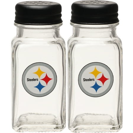 Pittsburgh Steelers Glass Salt & Pepper Shakers - No (The Best Of Stealers Wheel)