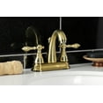 thumbnail image 3 of Fauceture FSY5613ACL American Classic 4 in. Centerset Bathroom Faucet with Plastic Pop-Up, Brushed Brass, 3 of 5