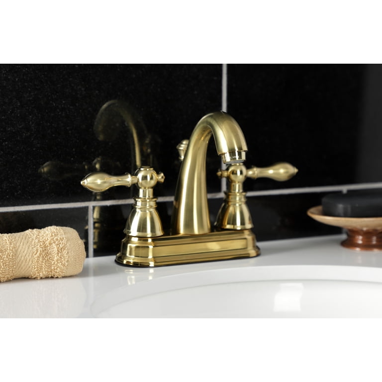 Kingston Brass FSY5611ACL American Classic 4" Centerset Bathroom Faucet - Chrome, 2 Handle