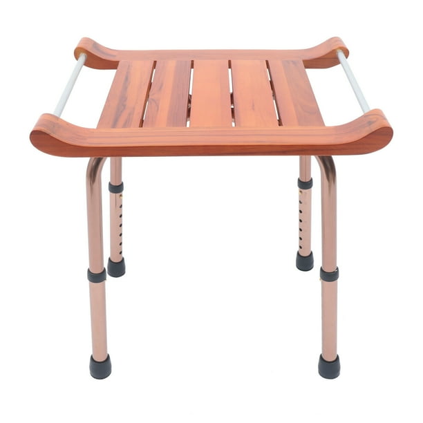 Oukaning Shower Bench for Elderly Foldable Bath Stool Seat Bathroom