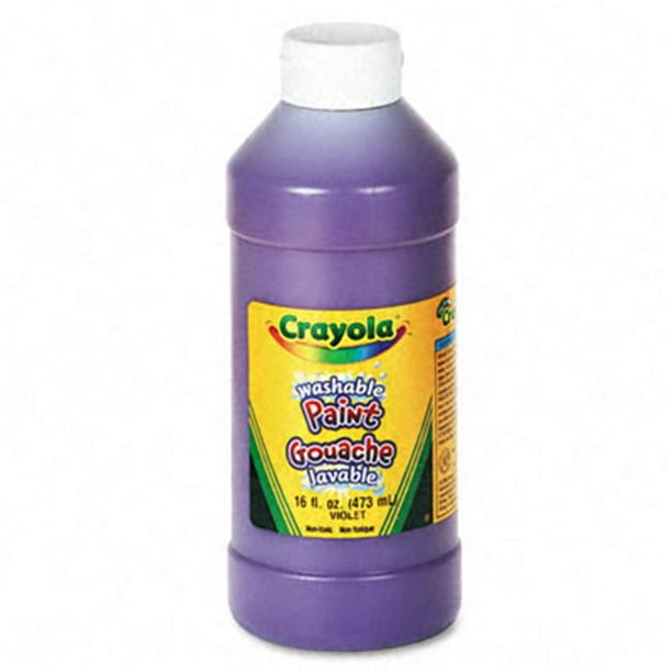 Crayola. 542016040 Peinture Lavable Violet 16 oz