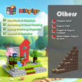 thumbnail image 3 of Bloques de construcción magnéticos Hltyigr 150PCS Stacking Forest World, 3 of 6