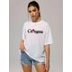 thumbnail image 1 of "Chingona" Letter & Red Rose Print Sports T-shirts, Fashionable Short Sleeve Breathable Crew Neck Tops, Women's Summer Tee, 1 of 5