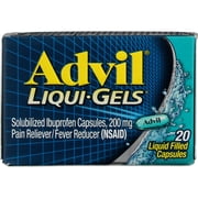 Advil Liqui-Gels Pain Reliever, 200 mg, 20 Ct (2 pack) (Bundle)
