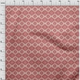 thumbnail image 4 of oneOone Tissu Polyester Spandex Rouge Tissu Robe Ikat Asiatique Tissu Imprimé Tissu au Mètre 56 Pouces de Large, 4 of 4