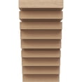 thumbnail image 2 of 8"W x 8"D x 16"H Wide Landon Rough Cedar Woodgrain TimberThane Corbel, Primed Tan, 2 of 6