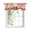 Orange, variant on Abstract Landscape Tie Up Valances Curtain, Mountain Peaks Hills Sun Boho Adjustable Rod Pocket Window Treatment Short Tie Up Curtains Valances for Kitchen Living Room Bathroom 42x18 Inches