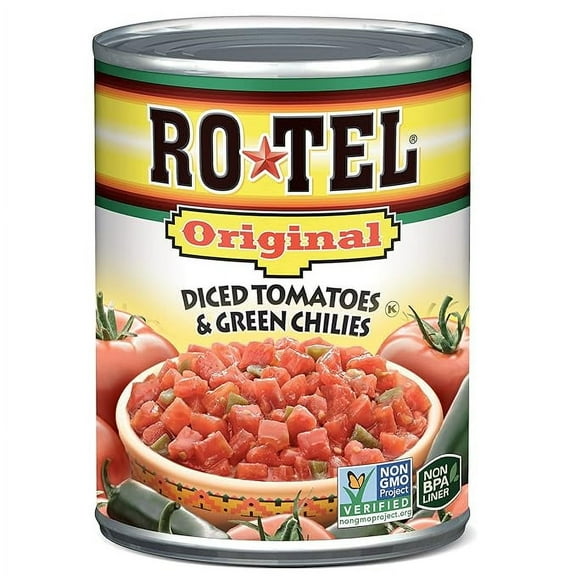 2 pack Ro-Tel, Diced Tomatoes with Green Chiles, 10 Oz