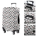 thumbnail image 5 of White Cow Cloud Pattern Luggage Cover Fashion Suitcase Cover Baggage Covers Fit 25-28 Inch Luggage (Go Travel), 5 of 5