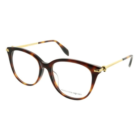 Alexander McQueen Iconic AM 0154OA 002 Womens  Square Eyeglasses