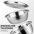 thumbnail image 5 of Bxaolu Germany Multifunctional Stainless Steel Basin,2026 New Shredding & Drainage Chopping Basin, 3-in-1 Strainer and Drain Basket for Vegetables Fruits,Rice Rinser Food Graters (11"/28cm), 5 of 9