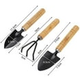 thumbnail image 5 of Garden Trowels Stainless Steel Clearance! Gardening Tools Three Pieces Set, Garden Rake Metal Set, Mini Garden Tools, Multifunctional Trowel Rake Spade Household Loosening Spade, 5 of 5
