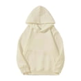 thumbnail image 6 of NEBWOAK Toddler Girls Cotton Pullover Hoodie Solid Oversized Long Sleeve Sweatshirt,Size 4-5 T, 6 of 6