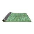 thumbnail image 2 of Ahgly Company Indoor Square Abstract Turquoise Blue Modern Area Rugs, 6' Square, 2 of 4