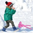 thumbnail image 3 of de arena de nieve portátil para herramientas de fabricación de nieve para actividades libre, juegos a de invierno para y Rosado Hugo Clip de la fabricante de bolas de nieve, 3 of 10